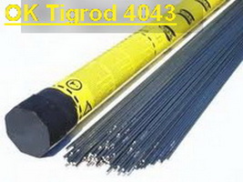 Пруток наплавочный для сварки алюминия OK Tigrod 4043 (OK Tigrod 18.04) д.2,4мм